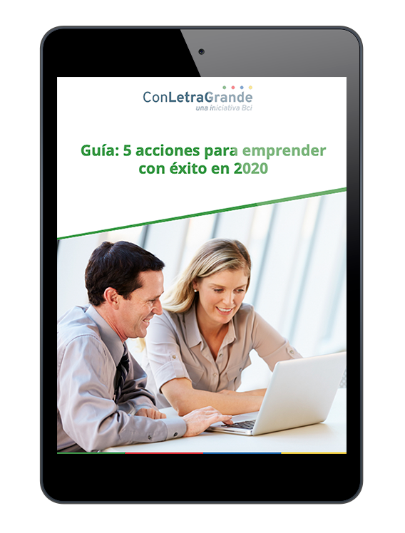 Portada Guía 5 acciones para emprender con éxito en 2020